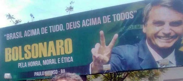 Roncador também entrou na onda e vai instalar Outdoor do Bolsonaro!  