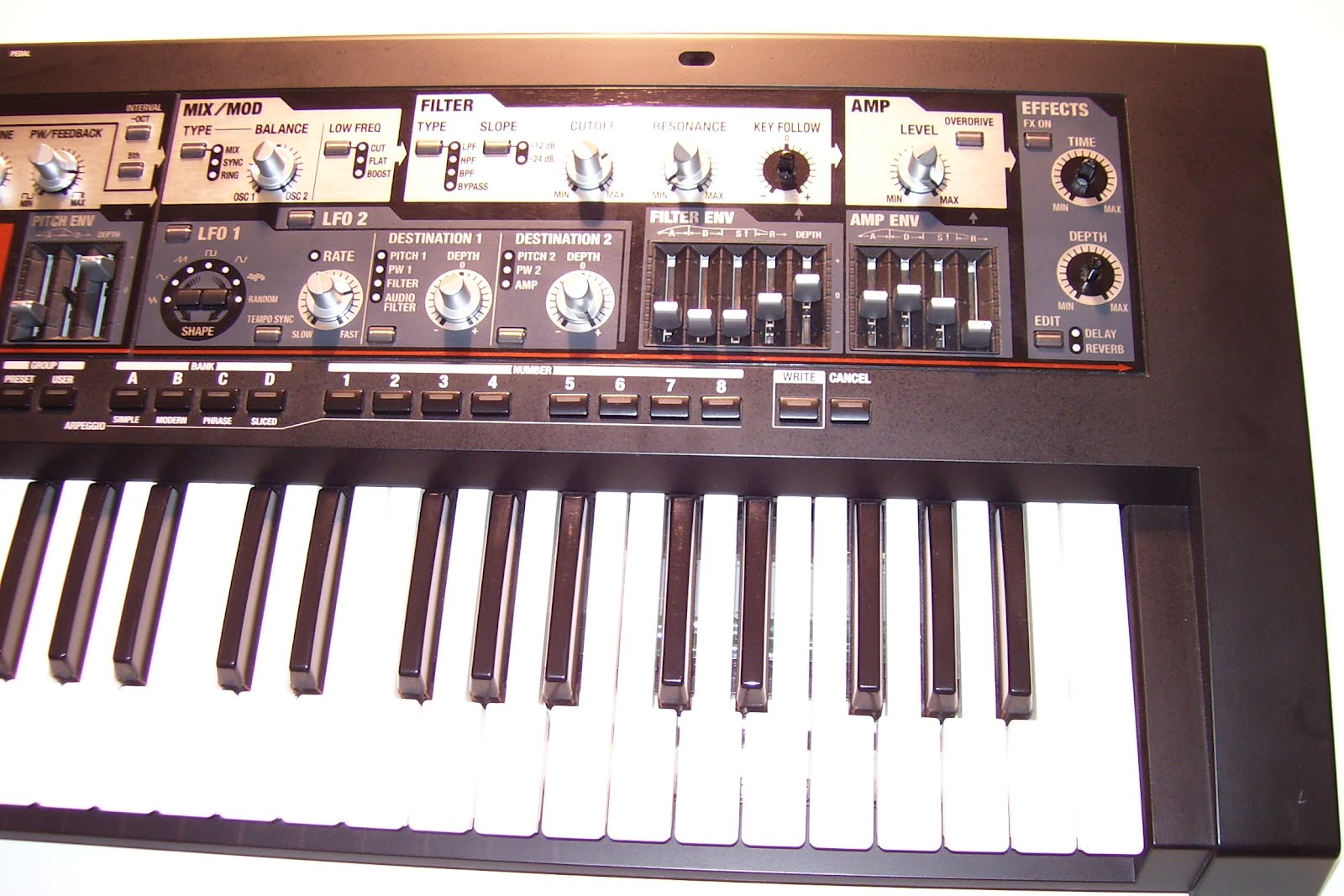 MATRIXSYNTH Roland SH201 Virtual Analog Synthesizer