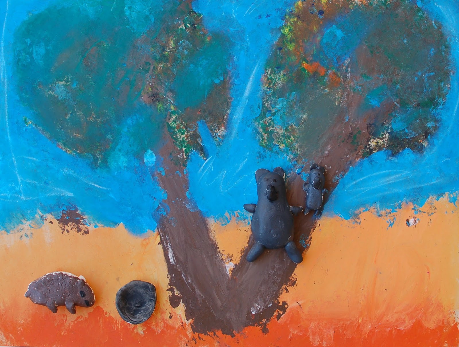Oil Pastel Abstract Landscape - Things to Make and Do, Crafts and  Activities for Kids - The Crafty Crow