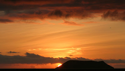 Sunset over North Seymour Island