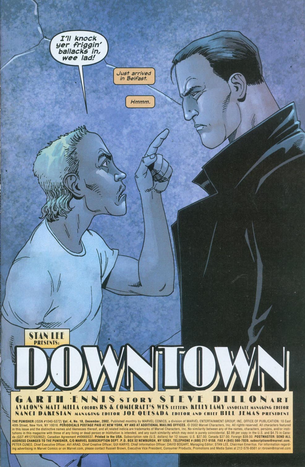 Read online The Punisher (2001) comic -  Issue #18 - Downtown - 2