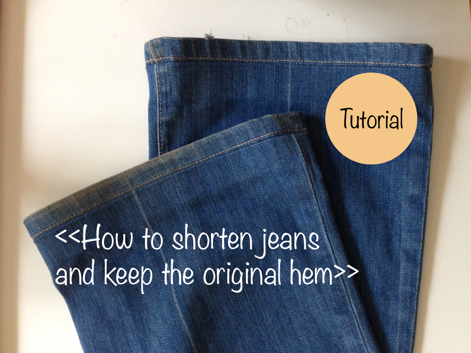 use Stitch Witchery to hem jeans, no sewing machine, quick and no heavy  bulky hem!