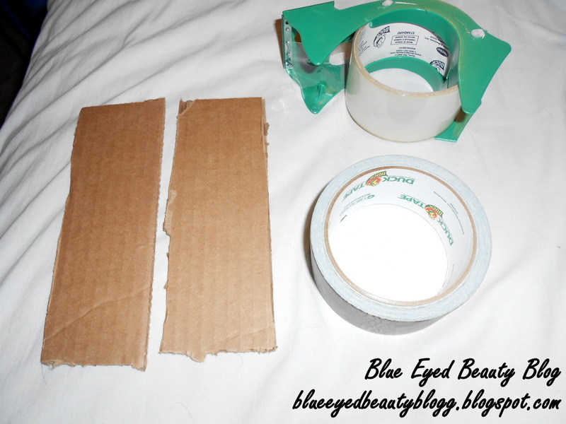Blue Eyed Beauty Blog DIY Duct Tape on Cardboard