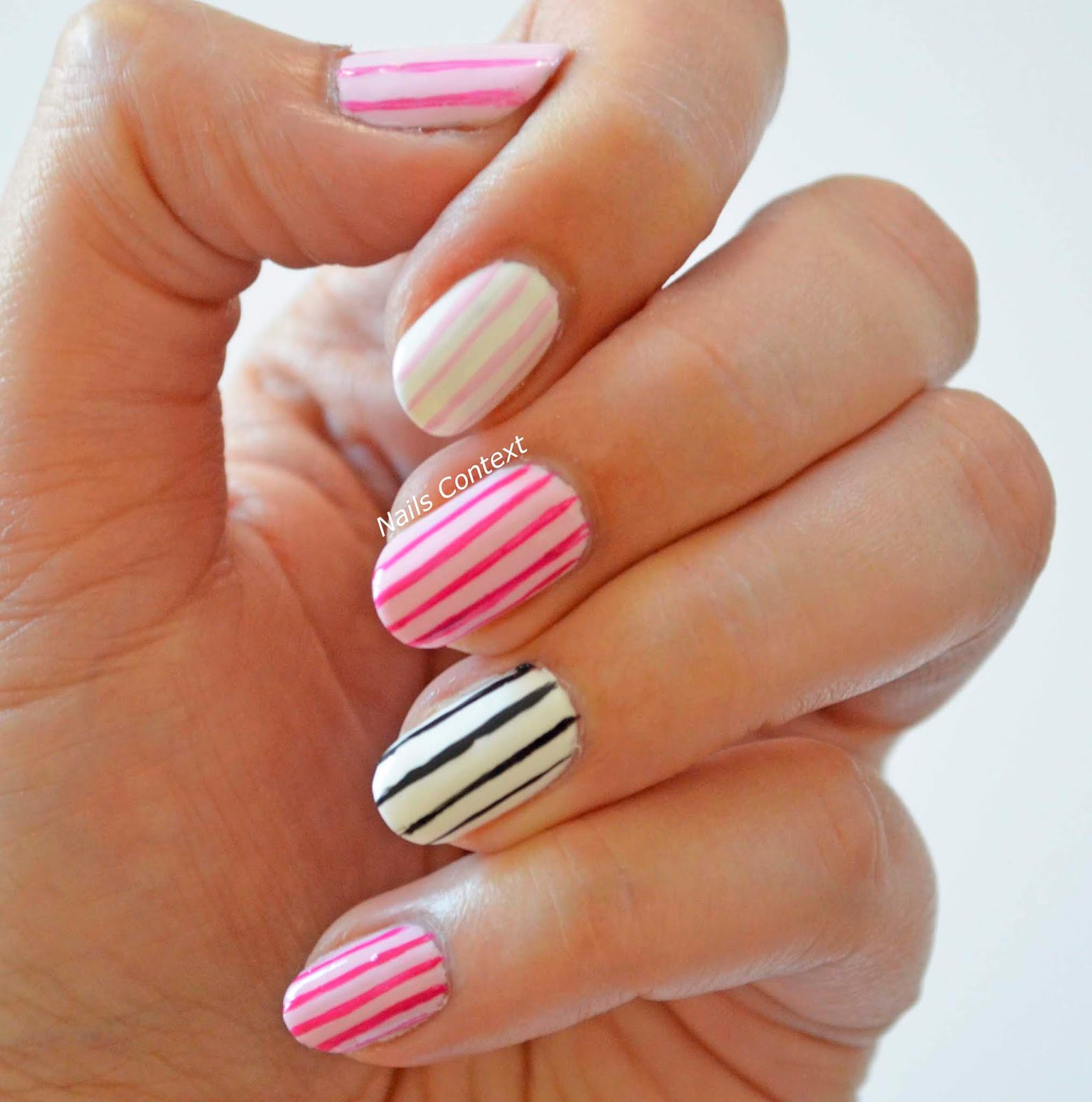 Nails Context Stripes