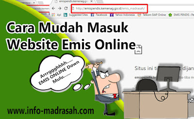 Cara Mudah Masuk Website Emis Online https://emispendis.kemenag.go.id/emis_madrasah/