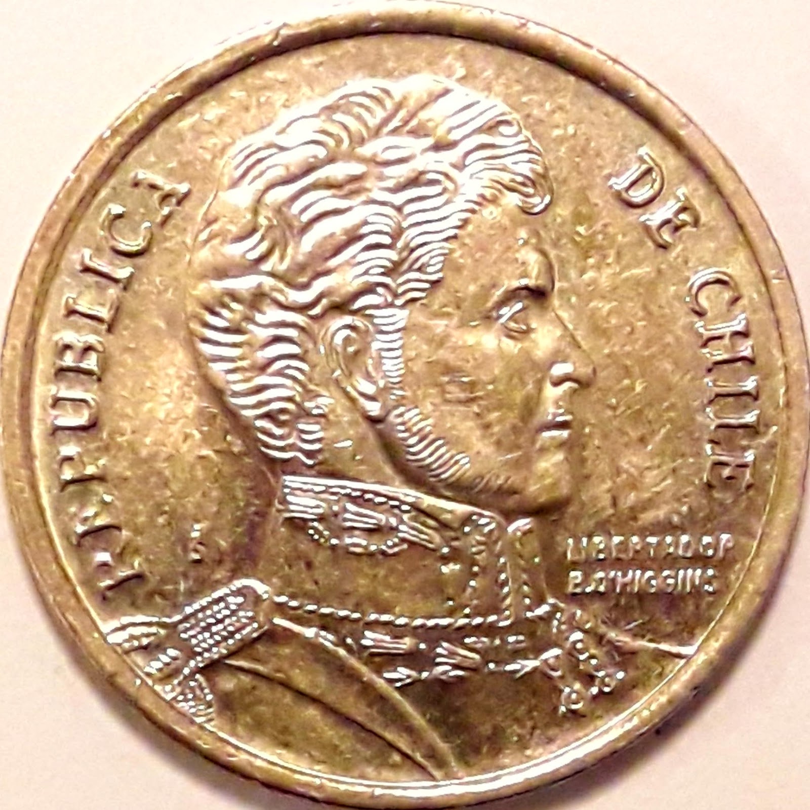 Catalogo Numismatica Chile Chile KM 228.2 10 Pesos 2013