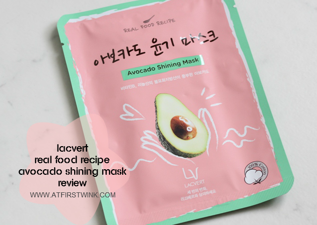 Lacvert Avocado Shining Mask review