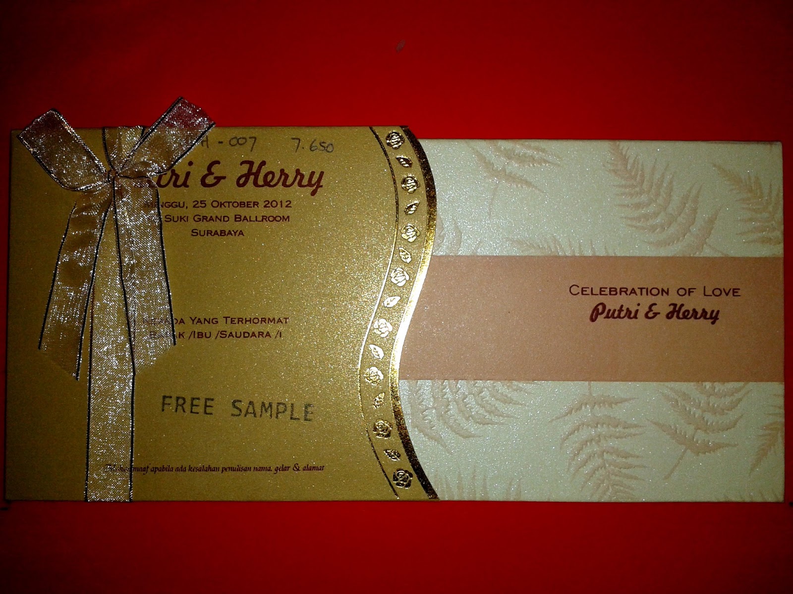 Cetak Undangan Pernikahan Model Terbaru 2015 2016