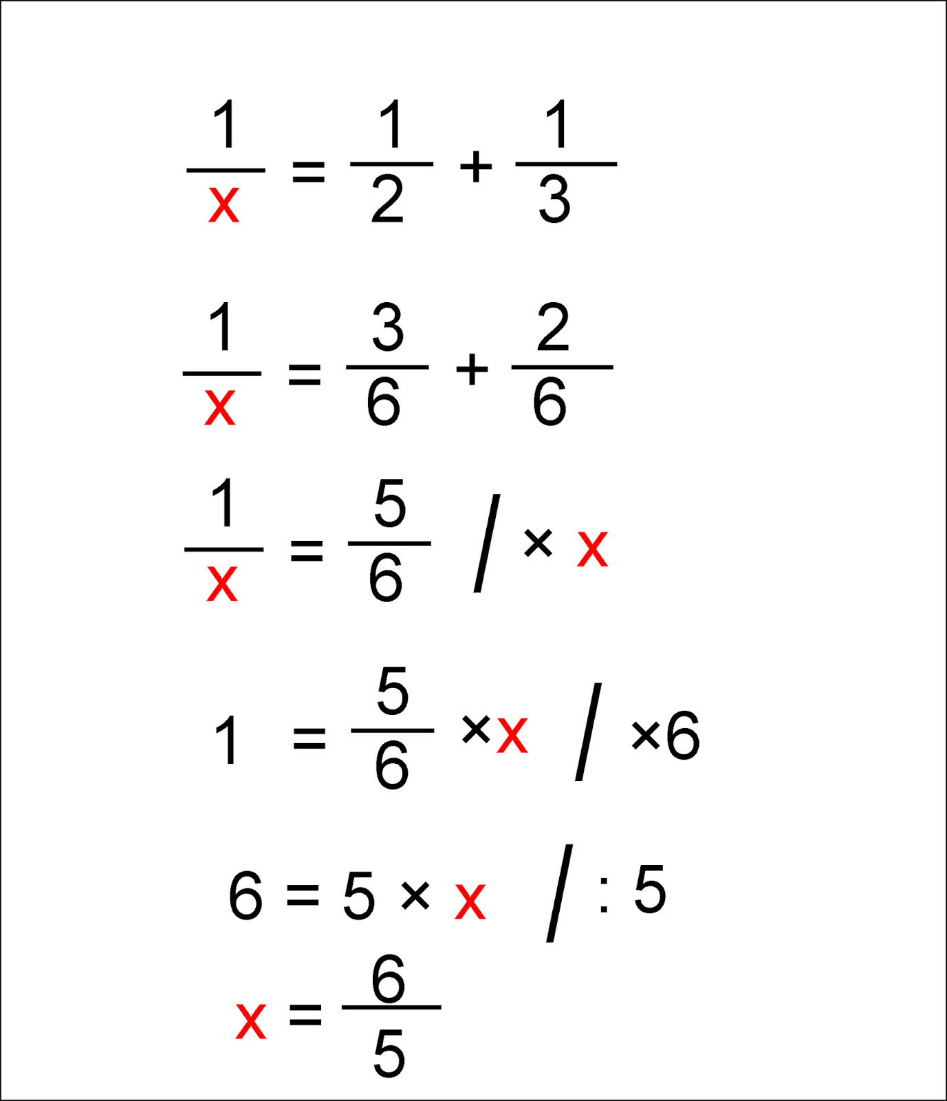 Parę Równań Równoważnych Stanowią Równania Rozwiązywanie równań z ułamkami. | Matematyczny Nerd