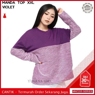 MNF035A168 Atasan Top Wanita Manda Jumbo Xxl Atasan 2019 BMGShop