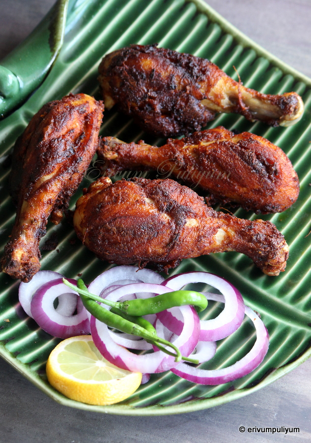 Erivum Puliyum Kerala Style Chicken Fry Nadan Kozhi Varuthathu