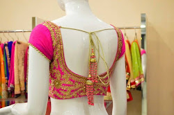 blouse gadi decoration flower tutorial indian south popular