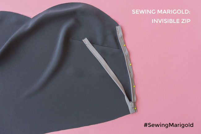 How to sew an invisible zip - Tilly and the Buttons