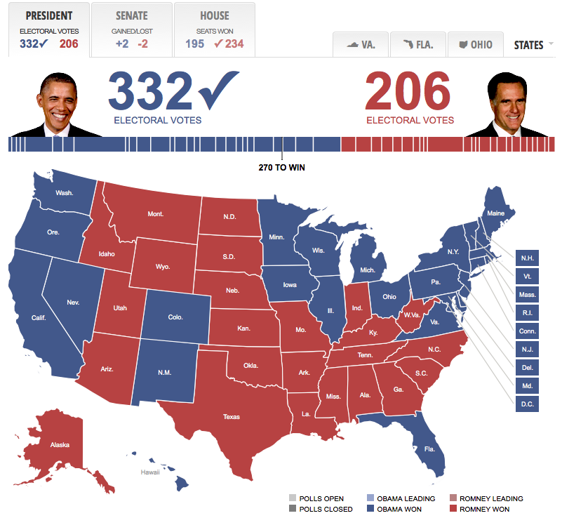 how many electoral votes does florida have in 2012