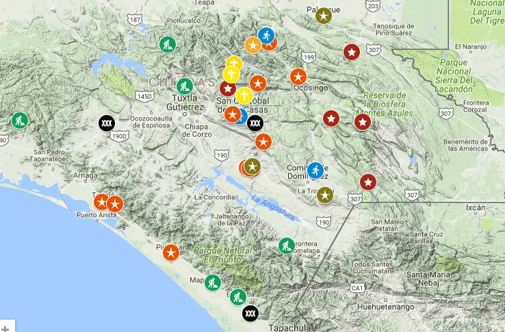 Mapa del otro chiapas