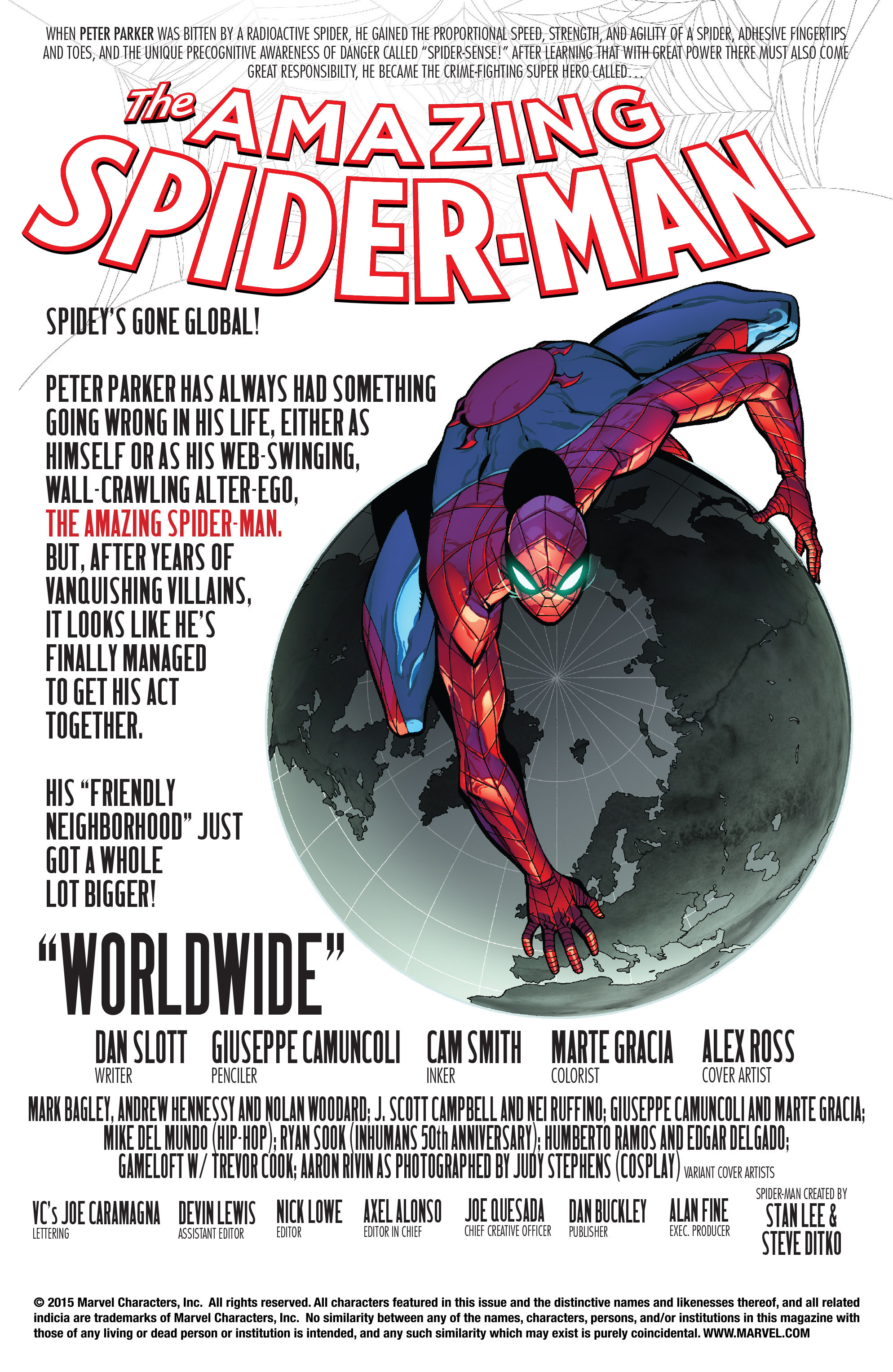 Read online The Amazing Spider-Man (2015) comic -  Issue #1 - 2