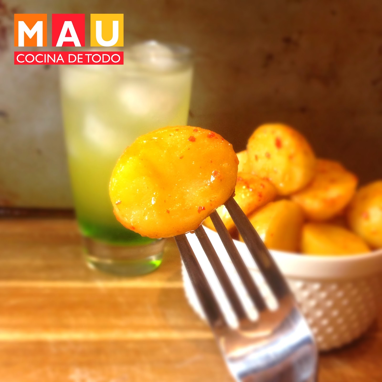 Mau Cocina de Todo Papas Cambray con Chile de Árbol y Limón