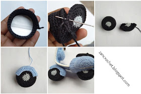 5 Vespa Scooter Amigurumi Crochet Patterns