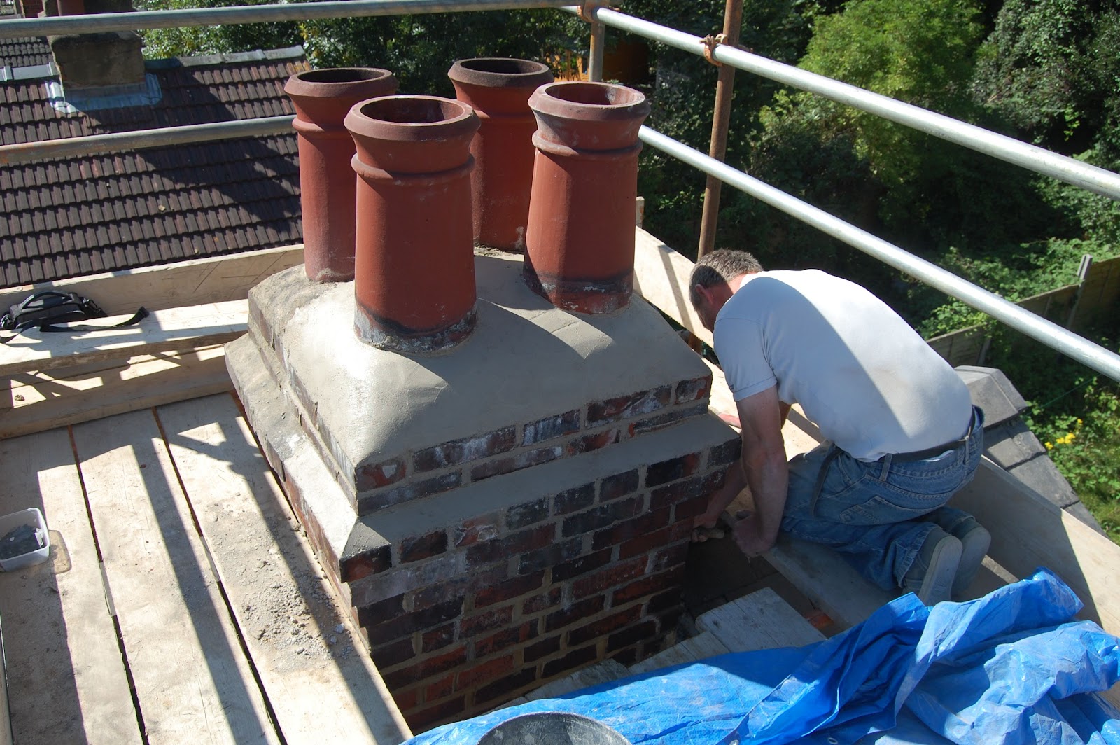 Look what we got on eBay chimney pots 'new' old terracotta clay