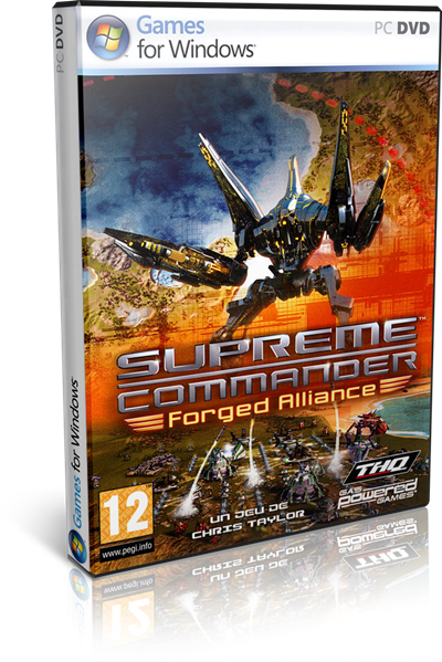 Supreme+Commander+Forged+Alliance+PC+Cover - Supreme Commander Forged Alliance [PC] (2007) [Español] [DVD5] [Varios Hosts] - Juegos [Descarga]