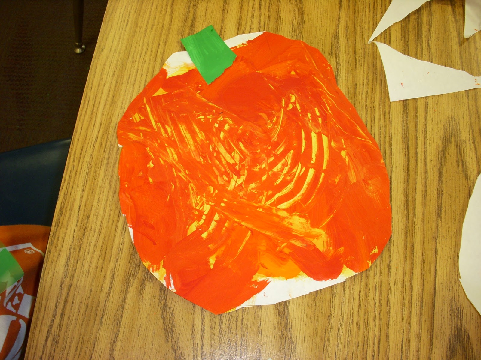 ARTASTIC! Miss Oetken's Artists: Painted Paper Pumpkins!