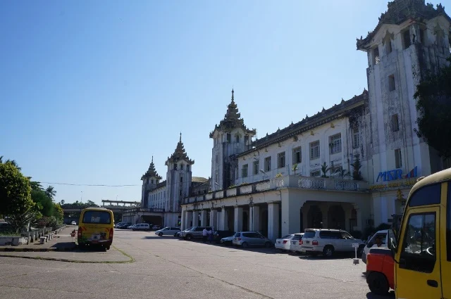 Yangon Myanmar train station