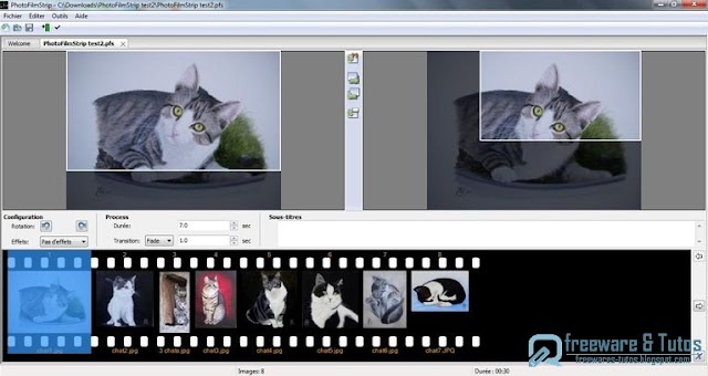 PhotoFilmStrip : un logiciel gratuit pour créer des films à partir de vos photos