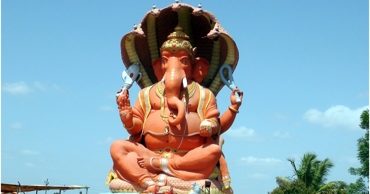 Niranjan Patil The worlds Biggest statue of Lord Ganesh