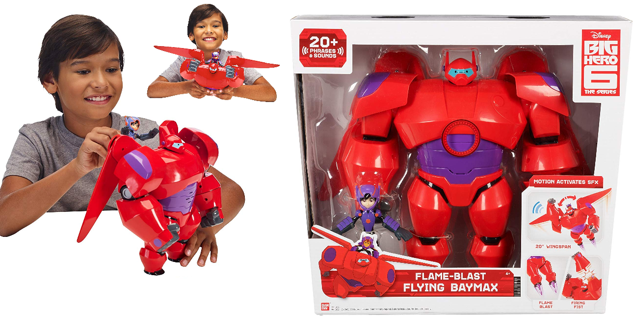 big hero 6 flameblast flying baymax