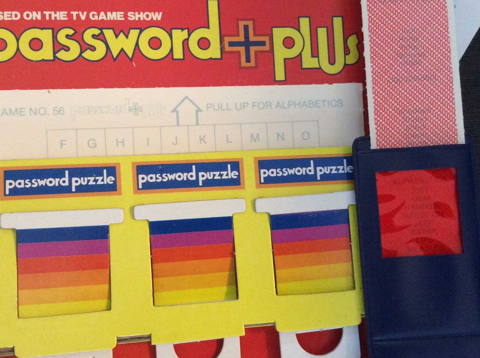 Game Show Board Games Password Plus (2nd edition, 1979)