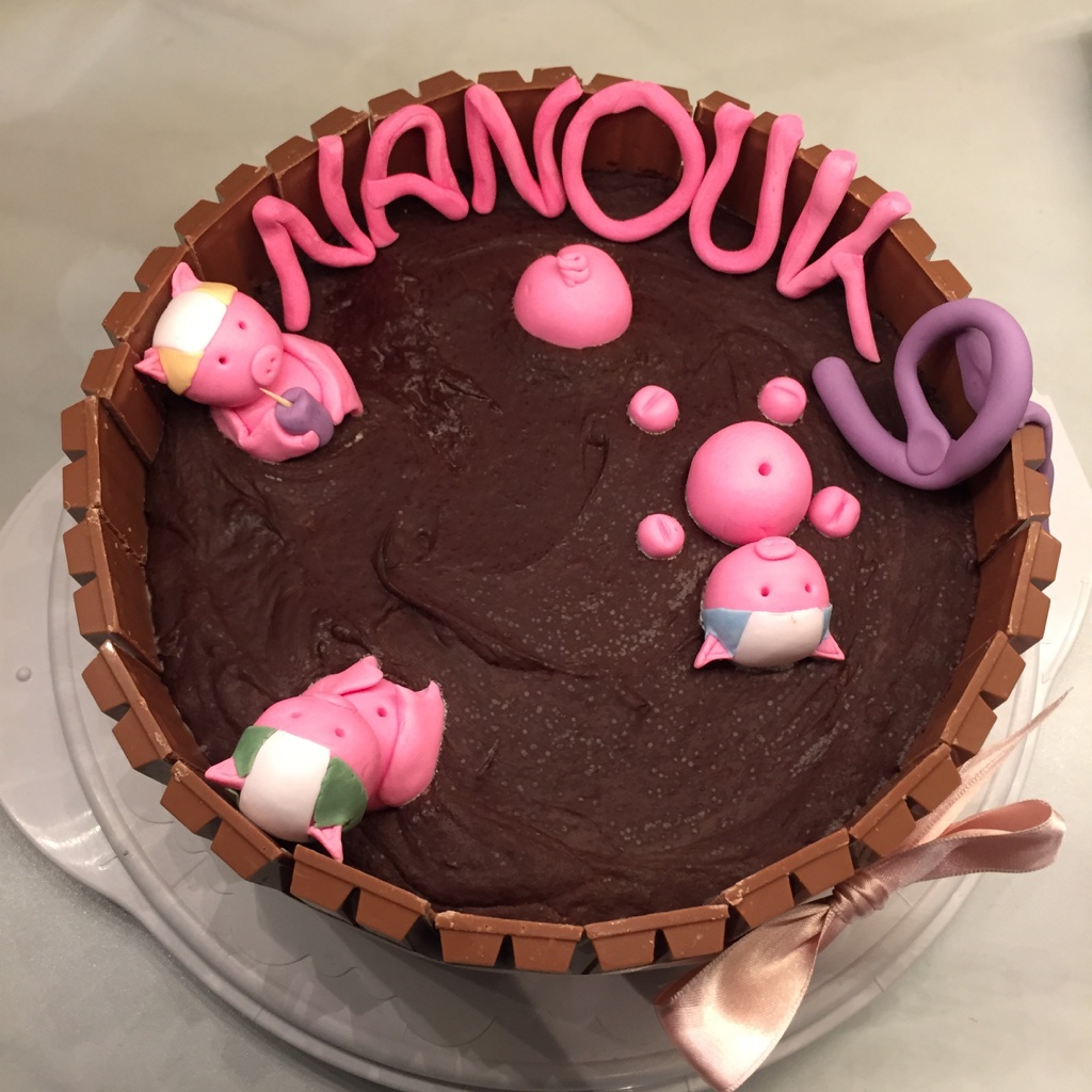 Patisserie Nadine Schweinchen Schwimmbad Torte Fur Nanouk Vegan