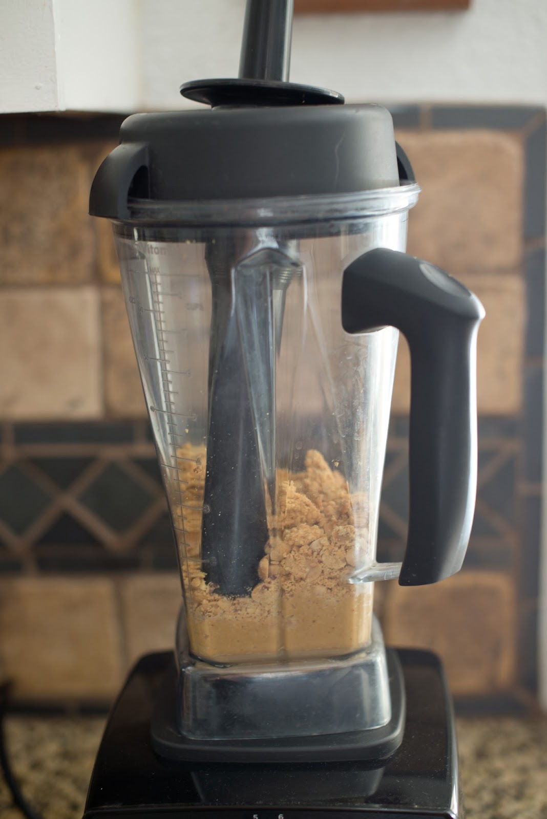Domestic Fashionista Making Homemade Peanut Butter in the Vitamix