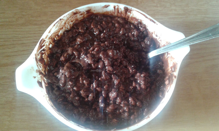 turrón de chocolate