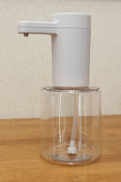 めっちゃシンプルだと思いませんか? Auckly【450ML/USB充電/IPX7】ソープディスペンサー 自動 泡 USB式 ハンドソープ 自動 ノータッチ泡ハンドソープ高感度センサー 泡吐出量3段階ぎ切替 IPX7高い防水性能 450ML特大容量 七色ナイトライト 多種類のソープ液体に適用 ソープディスペンサー 自動 泡 細菌抑制 日本語説明書付き