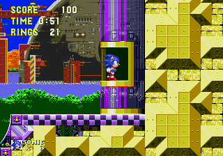 Sonic Sprite Sonic1 Sticker - Sonic Sprite Sonic1 Sonic The Hedgehog -  Discover & Share GIFs