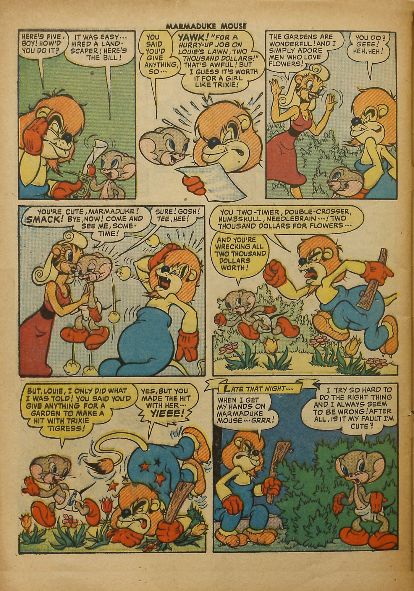 Read online Marmaduke Mouse comic -  Issue #32 - 32