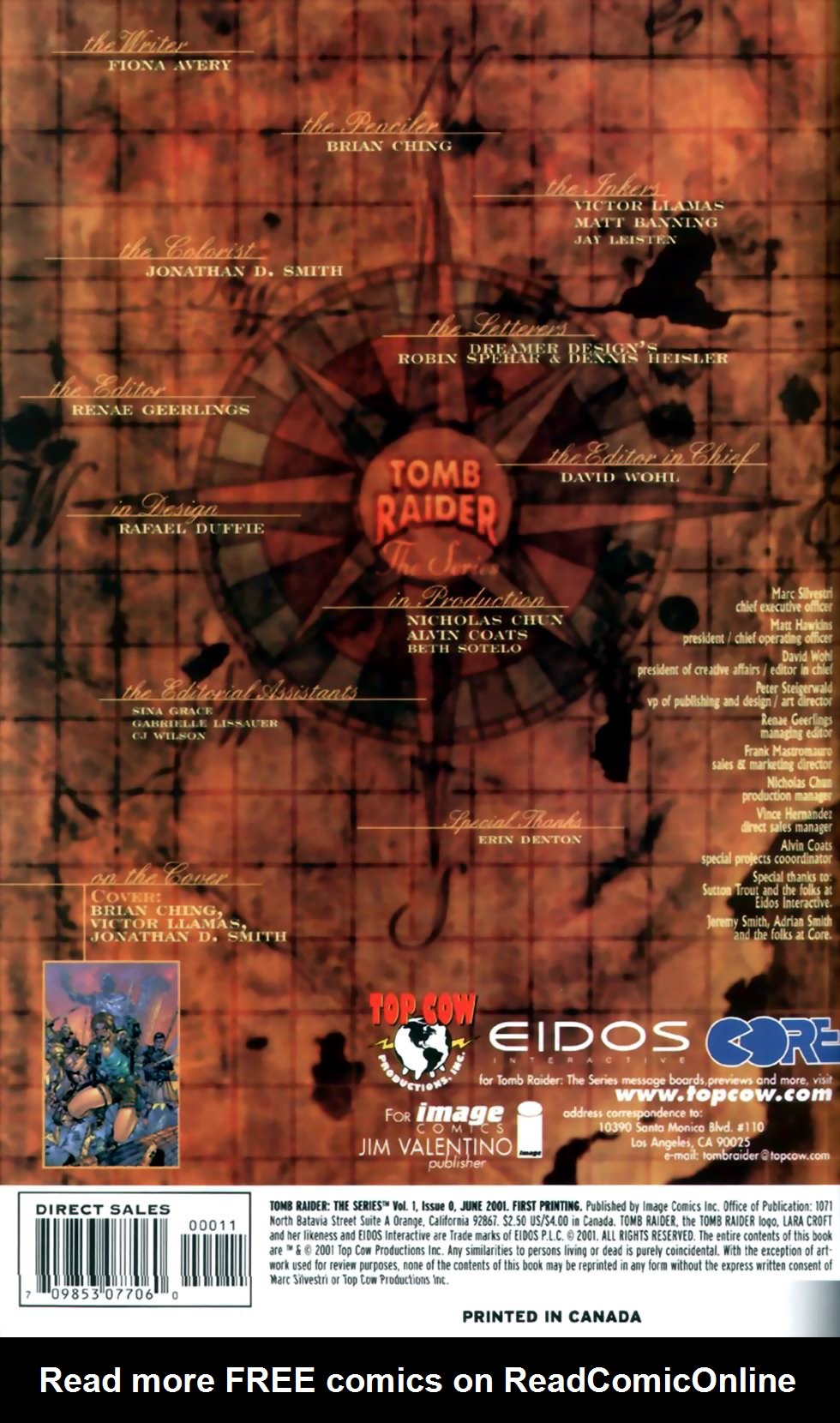 Read online Tomb Raider: The Series comic -  Issue #0 - 2