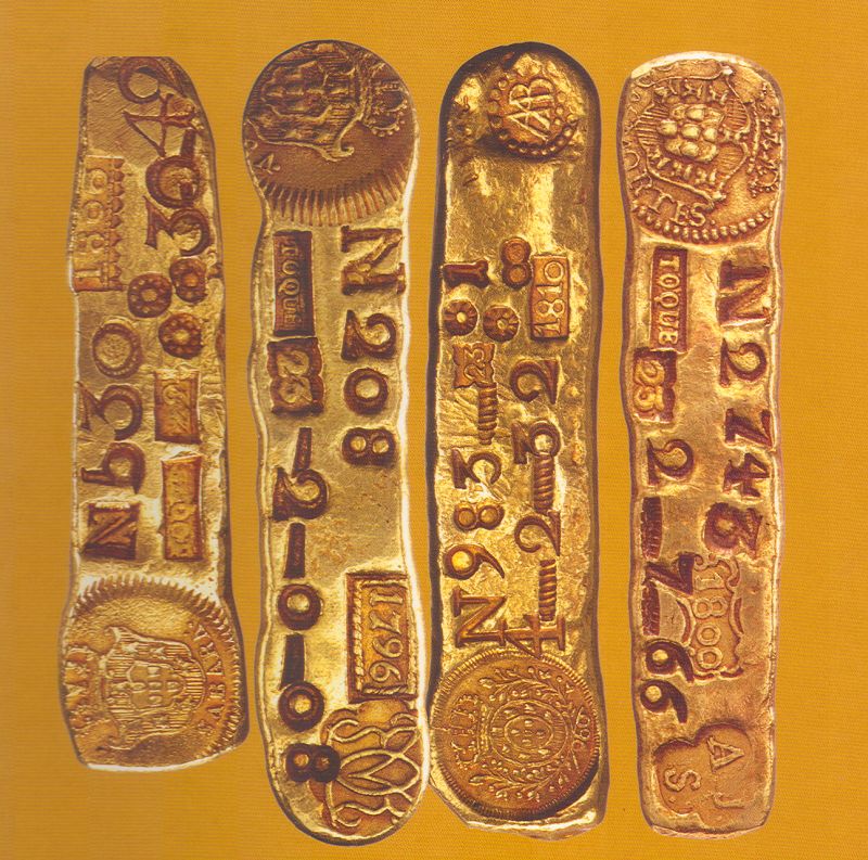 FUNDIÇÃO E CUNHAGEM OFICIAL DE OURO NO BRASIL Do quinto ao Gold London Market.