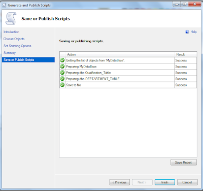How to create Sql server database script and Create database from that ...