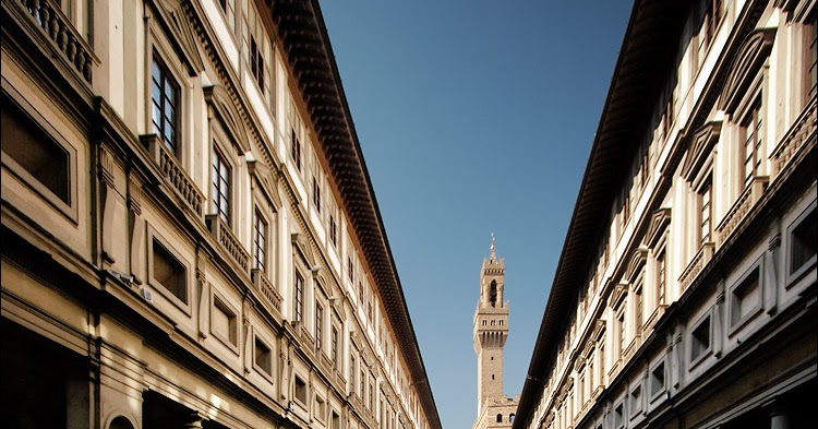 Art Now and Then: The Uffizi, Florence, Italy