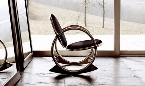 Contemporary rocking chair for relaxing hours