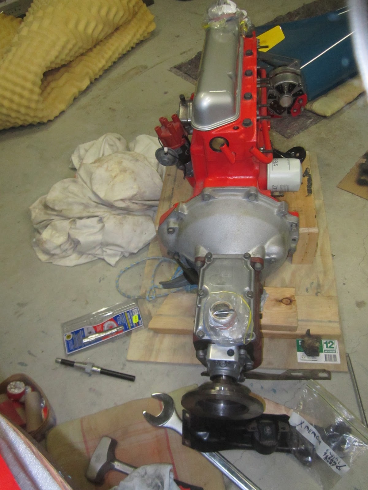 Restoration Volvo 122S 1969: Starting the B20B engine