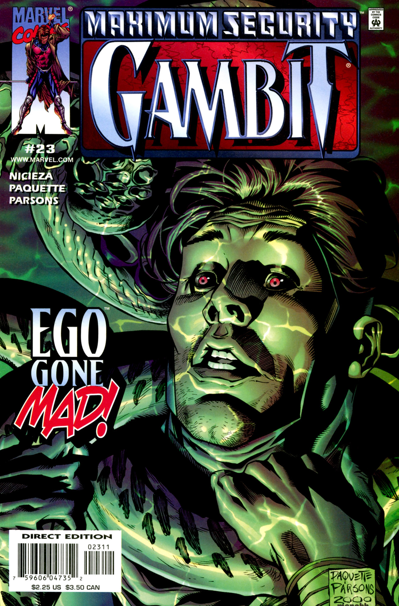 Read online Gambit (1999) comic -  Issue #23 - 1