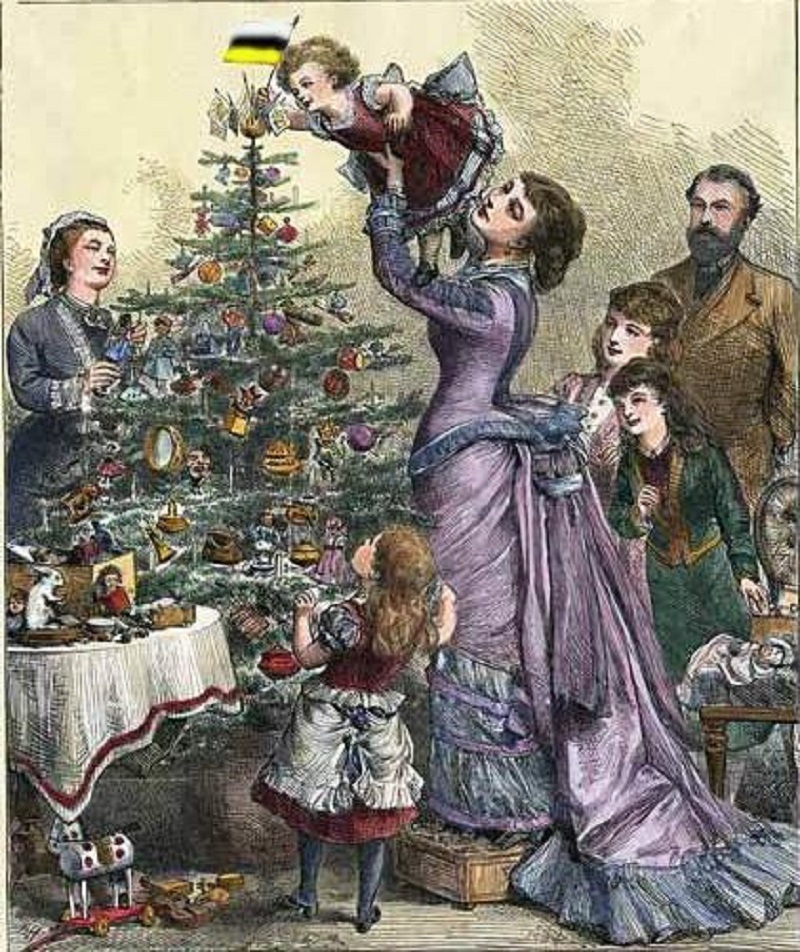 Colonial & 18C to Christmas the America comes New Tree The Women Nation: America in
