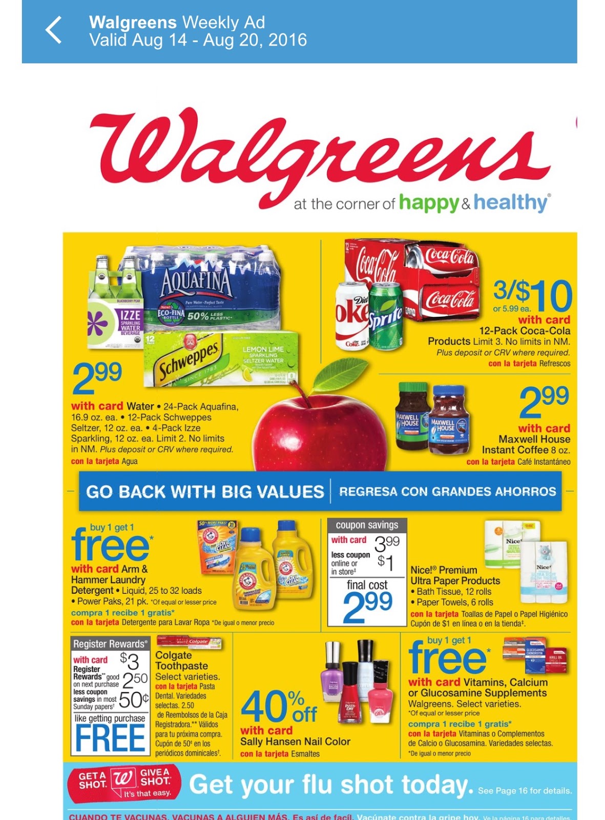 Swatch That Walgreens Weekly Ad and Coupons Valid from August 14 to