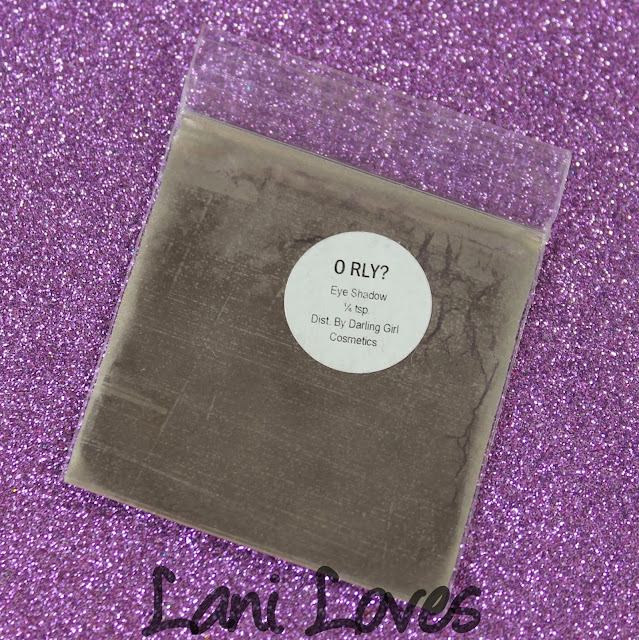 Darling Girl Cosmetics Eyeshadow - O RLY? Swatches & Review