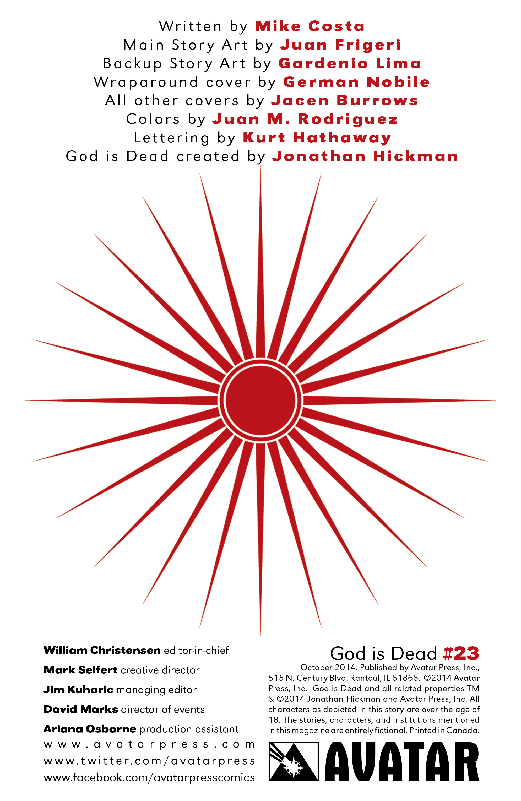 Read online God Is Dead comic -  Issue #23 - 5