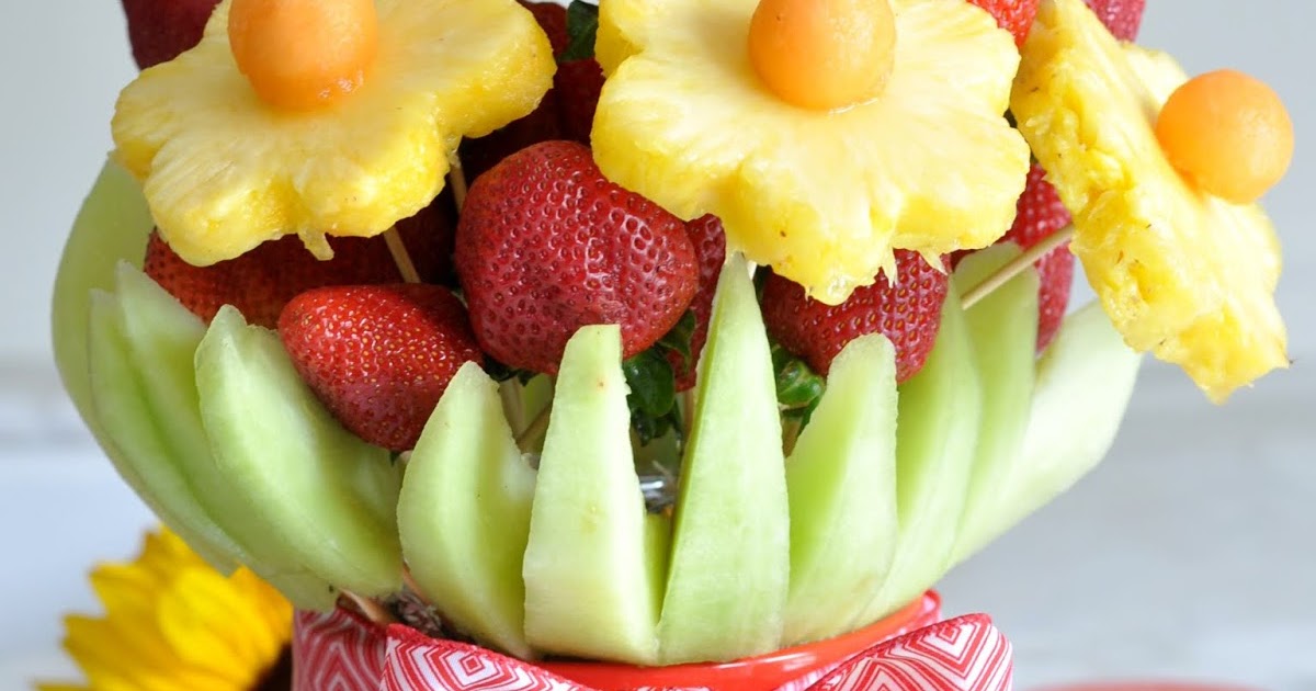 How to Make Fruit Kabobs and DIY Fruit Bouquets