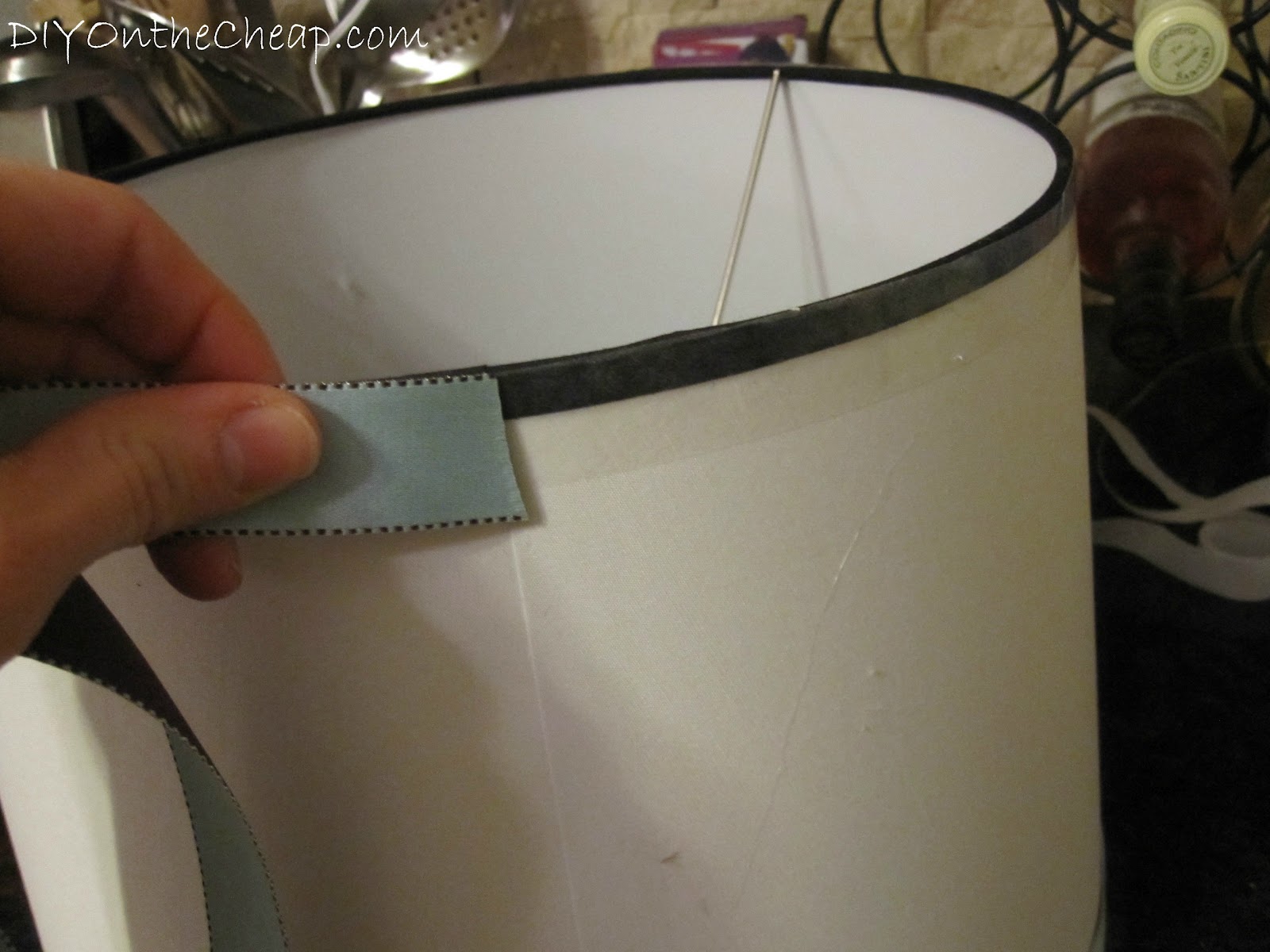 Simple Lamp Shade Ribbon Trim Erin Spain