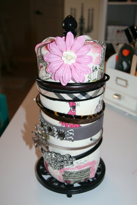 lookie what i did headband holder paper flower headband